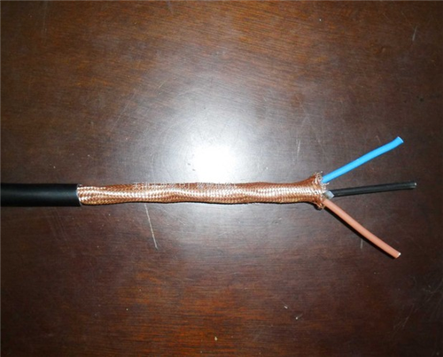 耐弯曲柔性铜网3芯屏蔽电缆RVVP传感器电缆3*0.3mm2批发价格