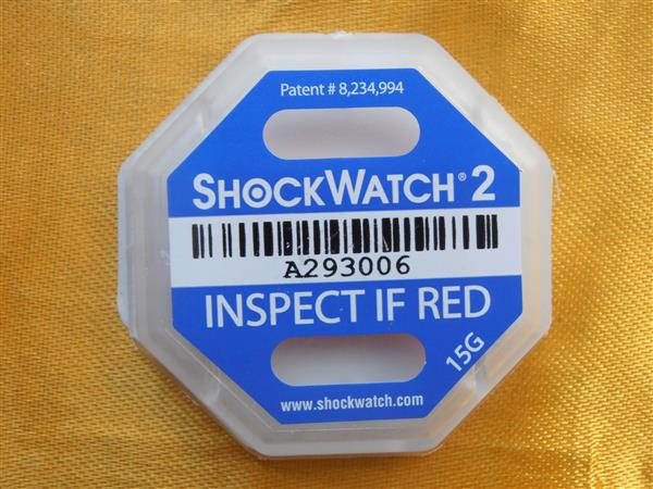 SHOCKACTION防震标签中“G”表示什么，它的力度有多大，怎么变色？