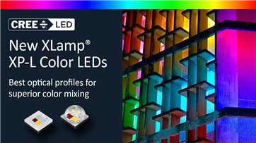 Cree LED新品推薦—— XLamp?XP-L彩光LEDs