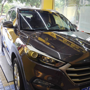 Hyundai car after using liquid glass coating