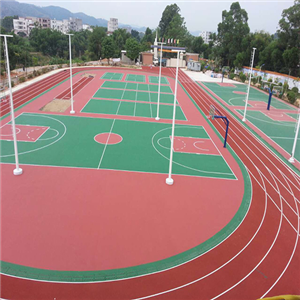 Construction of a school stadium in Guangzhou is completed