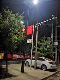 LED中国结国旗迎接领导视察，助力城市发展