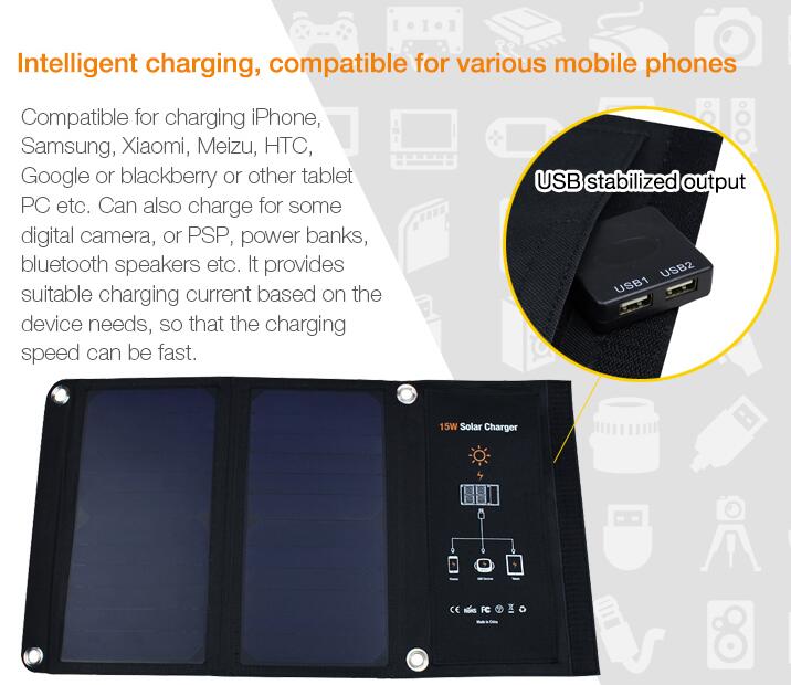 Solar foldable Portable Charger