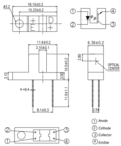 ITR8104尺寸