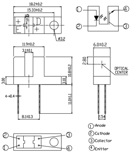 ITR8103尺寸