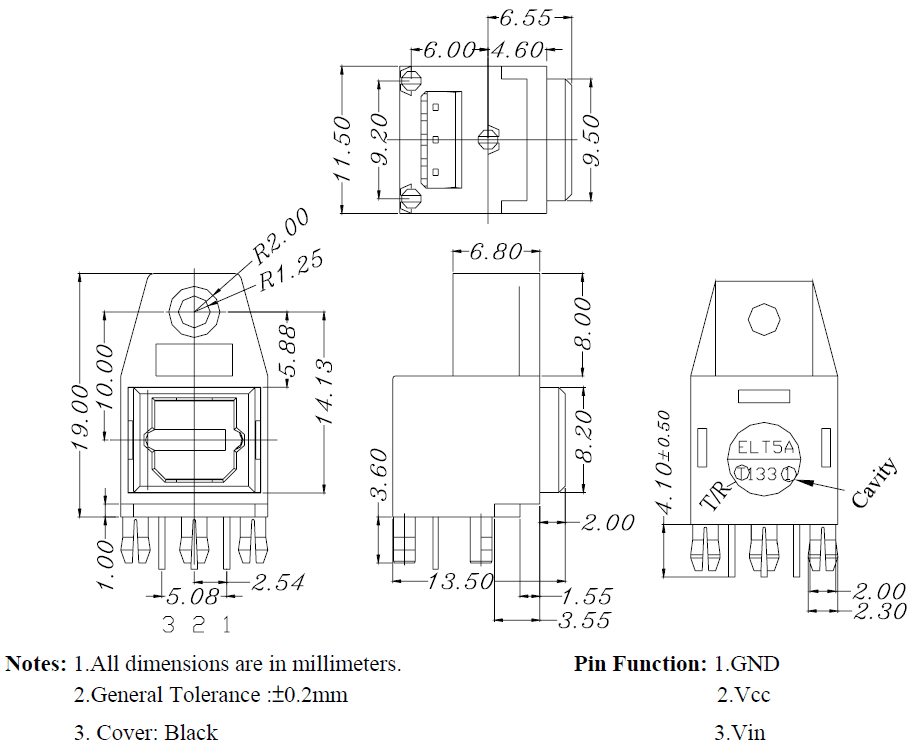 PLT133-T5A尺寸