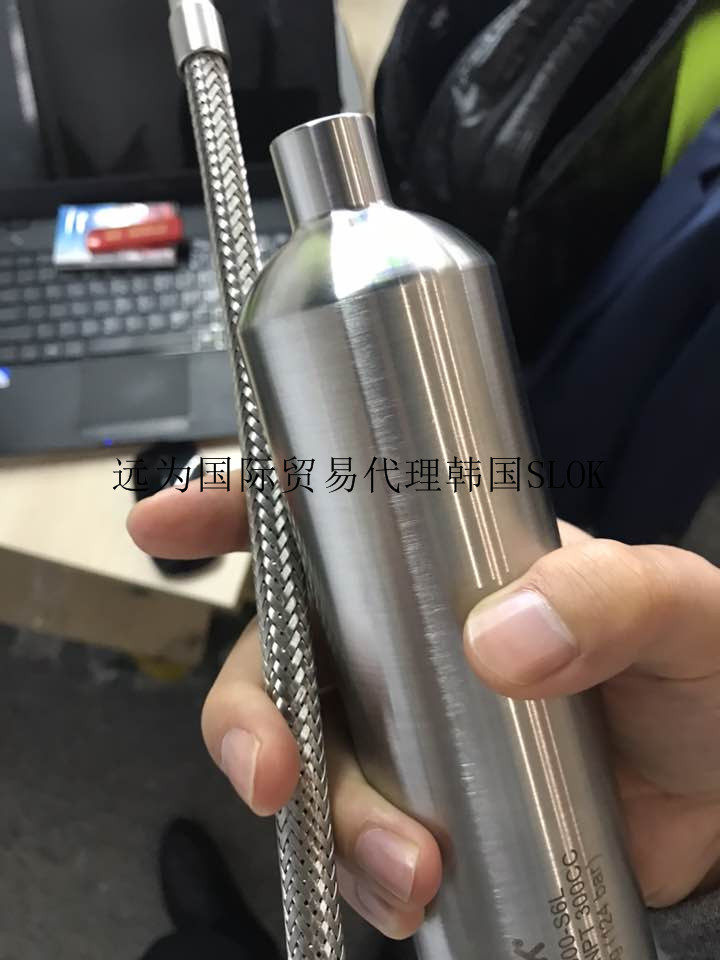 韩国HANSUN取样钢瓶现货代理，材质316L、304L、合金400,压力1800PSI、5000PSI4