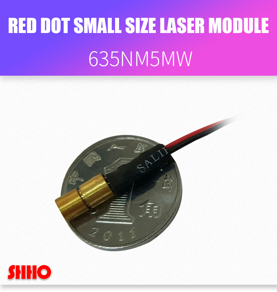 635nm5mw super small size dot brass1