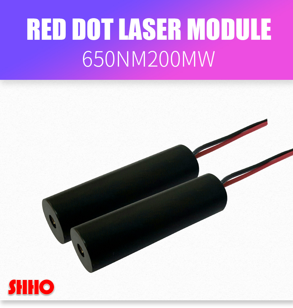 650nm200mw DOT laser module1