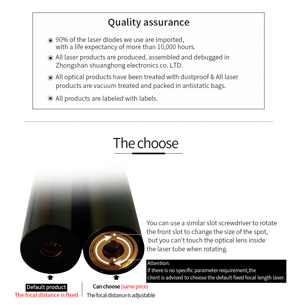 650nm50mw round dot laser6