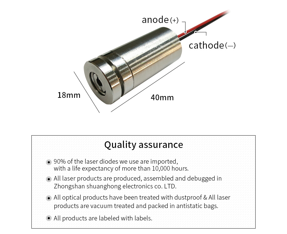 650nm100mw aluminum dot6