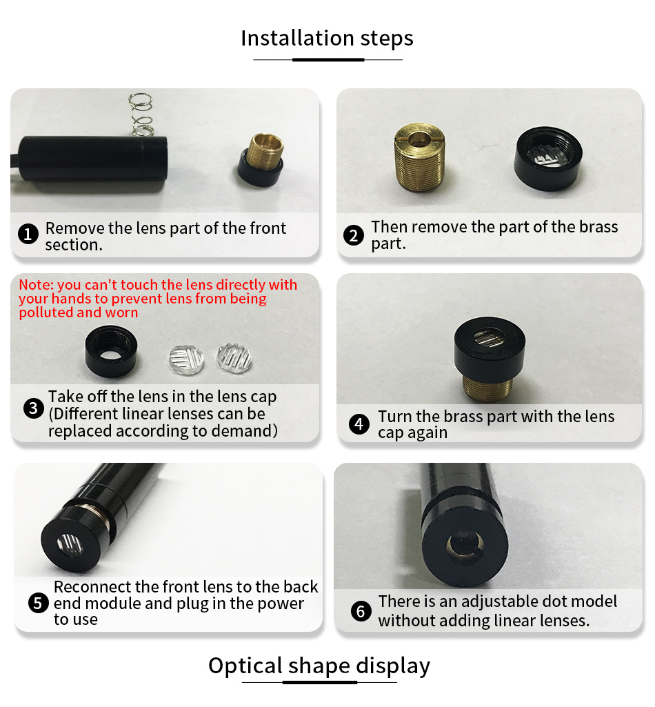 658nm 200mw adjustable width8