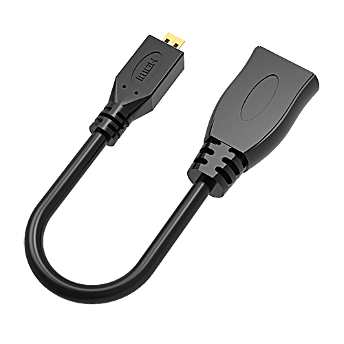 Type D to HDMI Female cable3