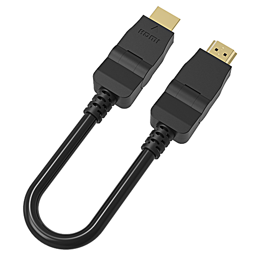 HDMI to HDMI Rotating 90 180 Degree cable3