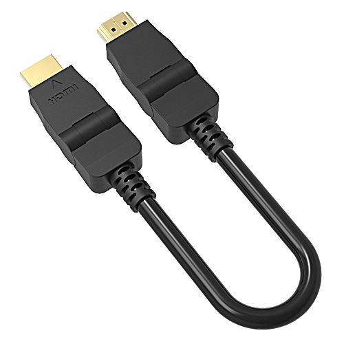 HDMI to HDMI Rotating 90 180 Degree cable4