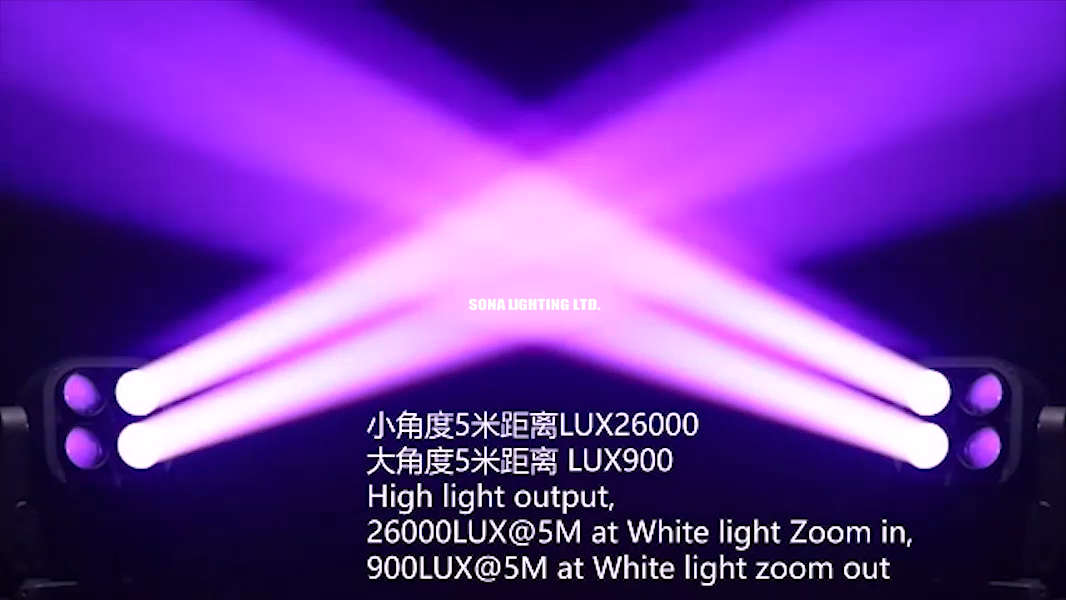ZOOM LED 4*60W MOVING HEAD