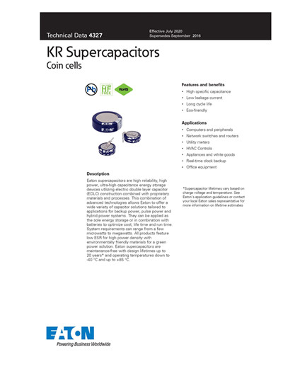 KR Supercapacitor