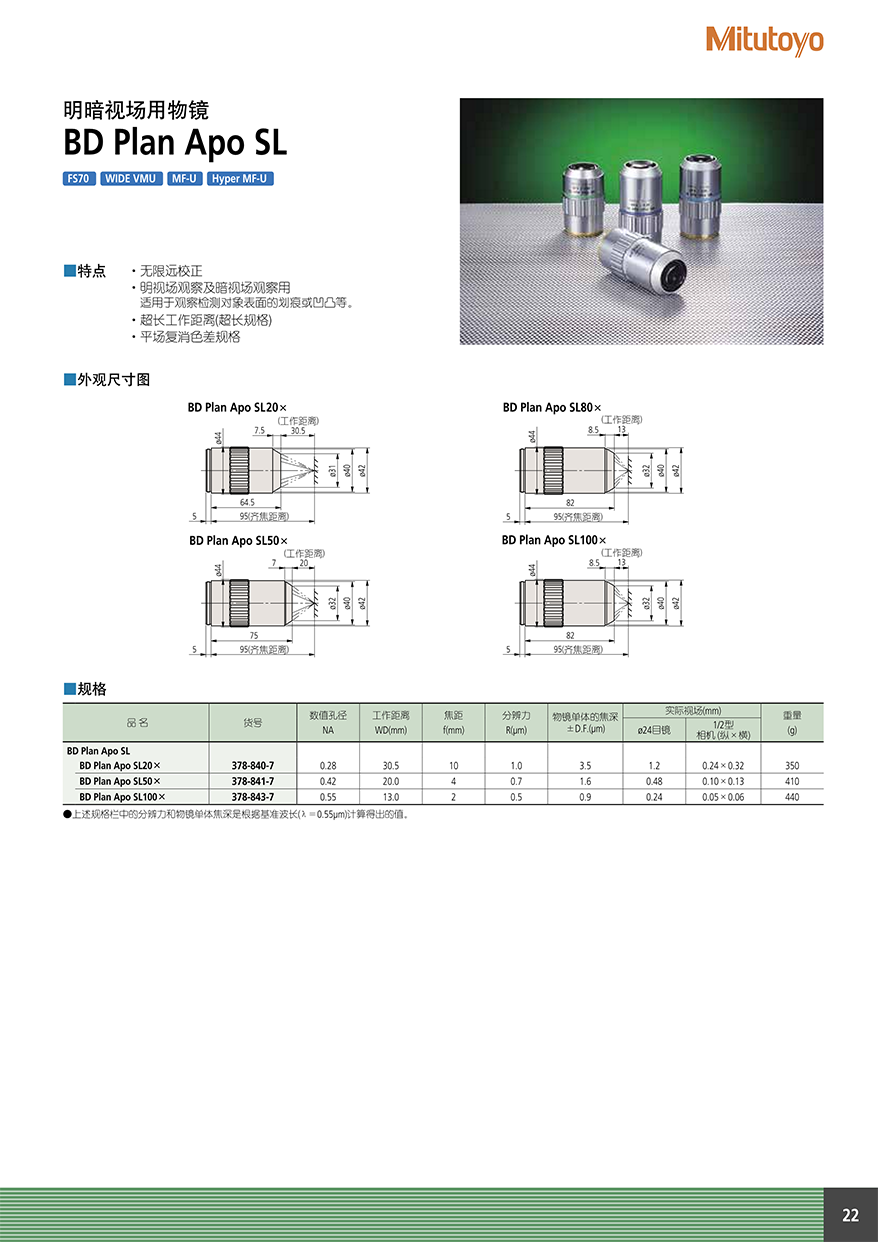 顯微鏡單元 物鏡23