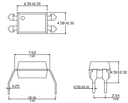 EL817M(C)-F为长爬电距离8.0mm的光耦
