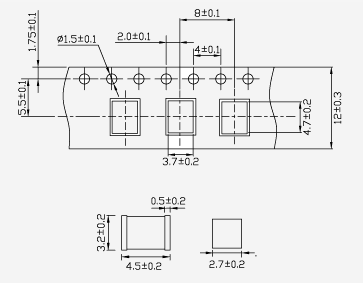 貼片放電管 4DS 4.5x3.2x2.7