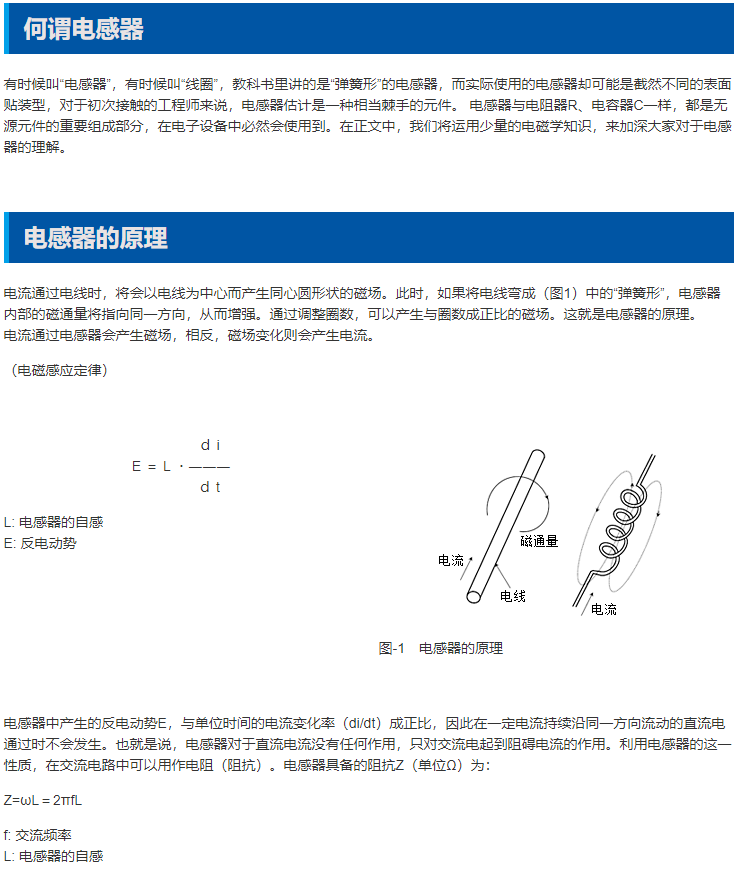 KOA電感器