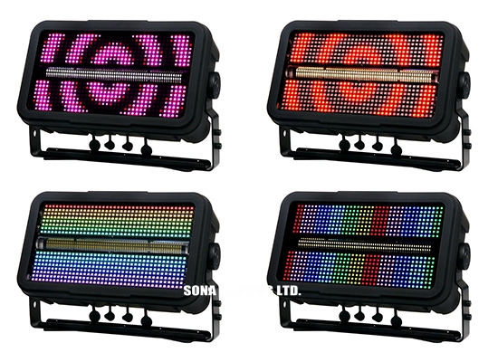High-end IP65 Pixel mapping led 1200w strobe lighting