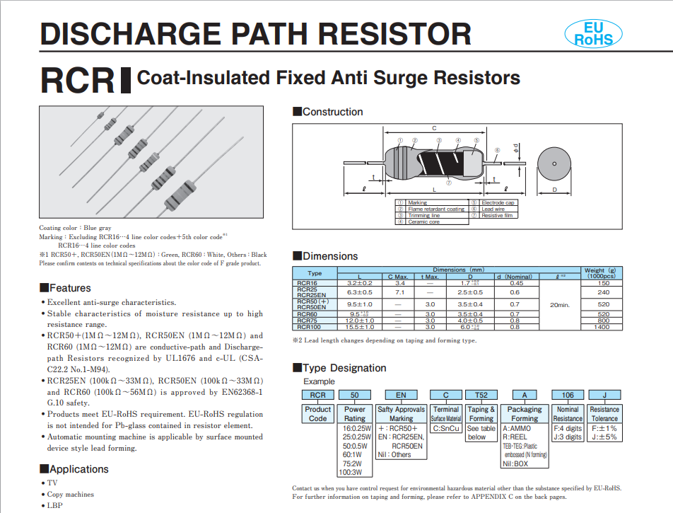 KOA plug-in resistor1