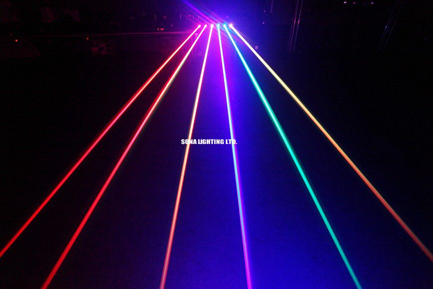 6W RGB 3 in 1 Laser Bar
