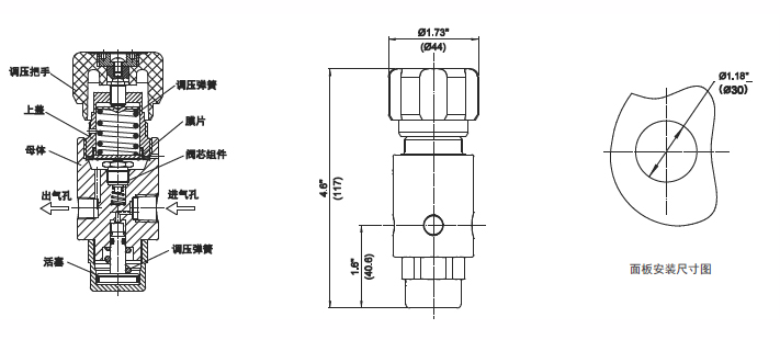 R30SL系列双级减压器-不锈钢双级带微调阀减压器