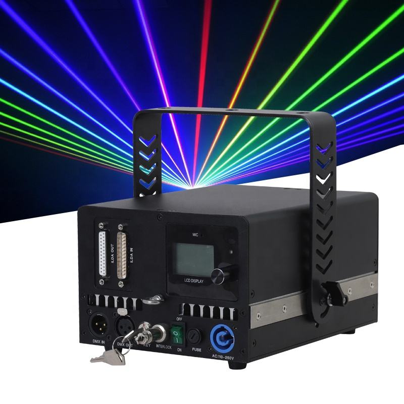 mini ilda+dmx 2-3w rgb animation laser