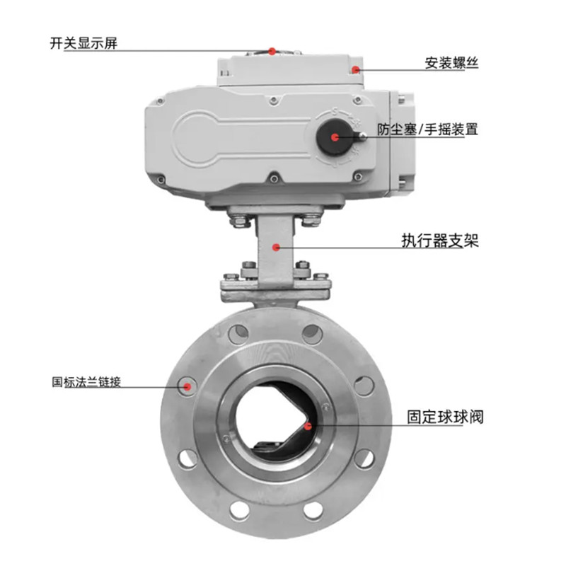 电动V型球阀