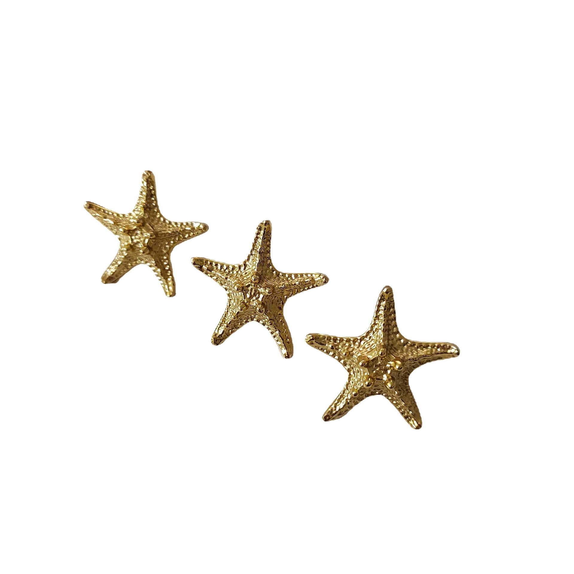 Brass starfish drawer cabinet knob