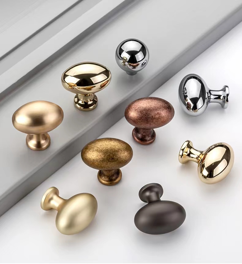 Brass Egg Furniture Hardware Accessories Cabinet Knob