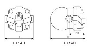 FT14H杠杆浮球式蒸汽疏水阀