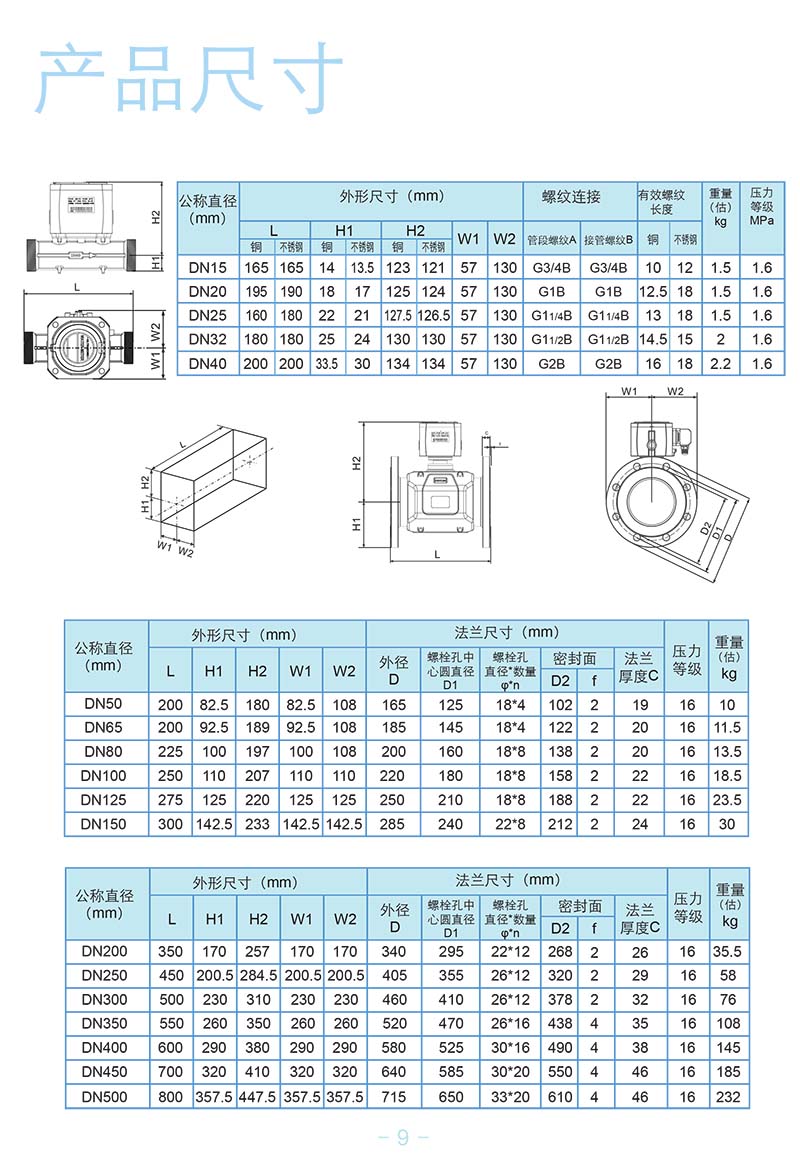 外夹式超声波流量计