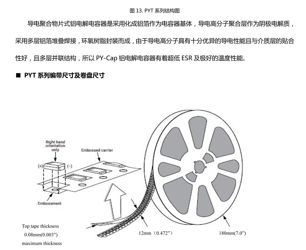 導(dǎo)電聚合物片式鋁電解電容器2