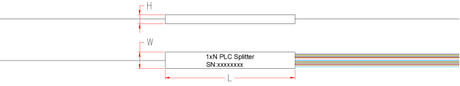Optical PLC Splitter Module
