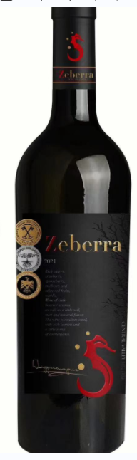 泽柏尔拉赤红海马干红葡萄酒1