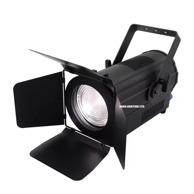 silent electronic zoom fresnel 300w spotlight