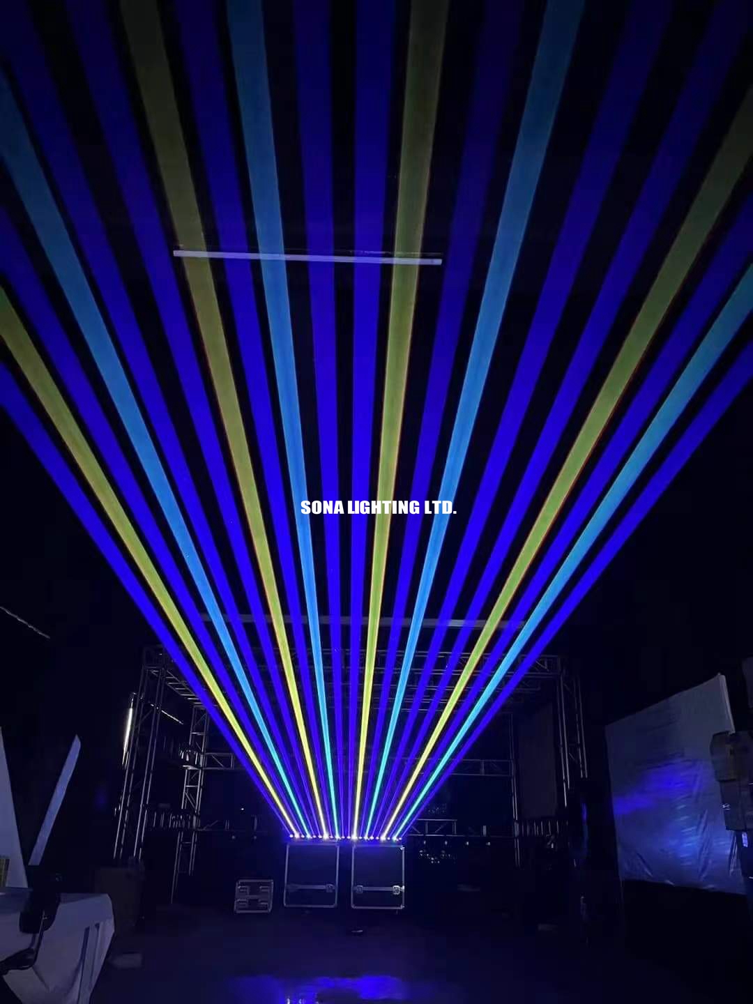 5 LENS RGB LASER BEAM BAR