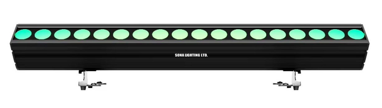 IP65 Powercon LED 18*20W 4 in 1 Color Wash Bar