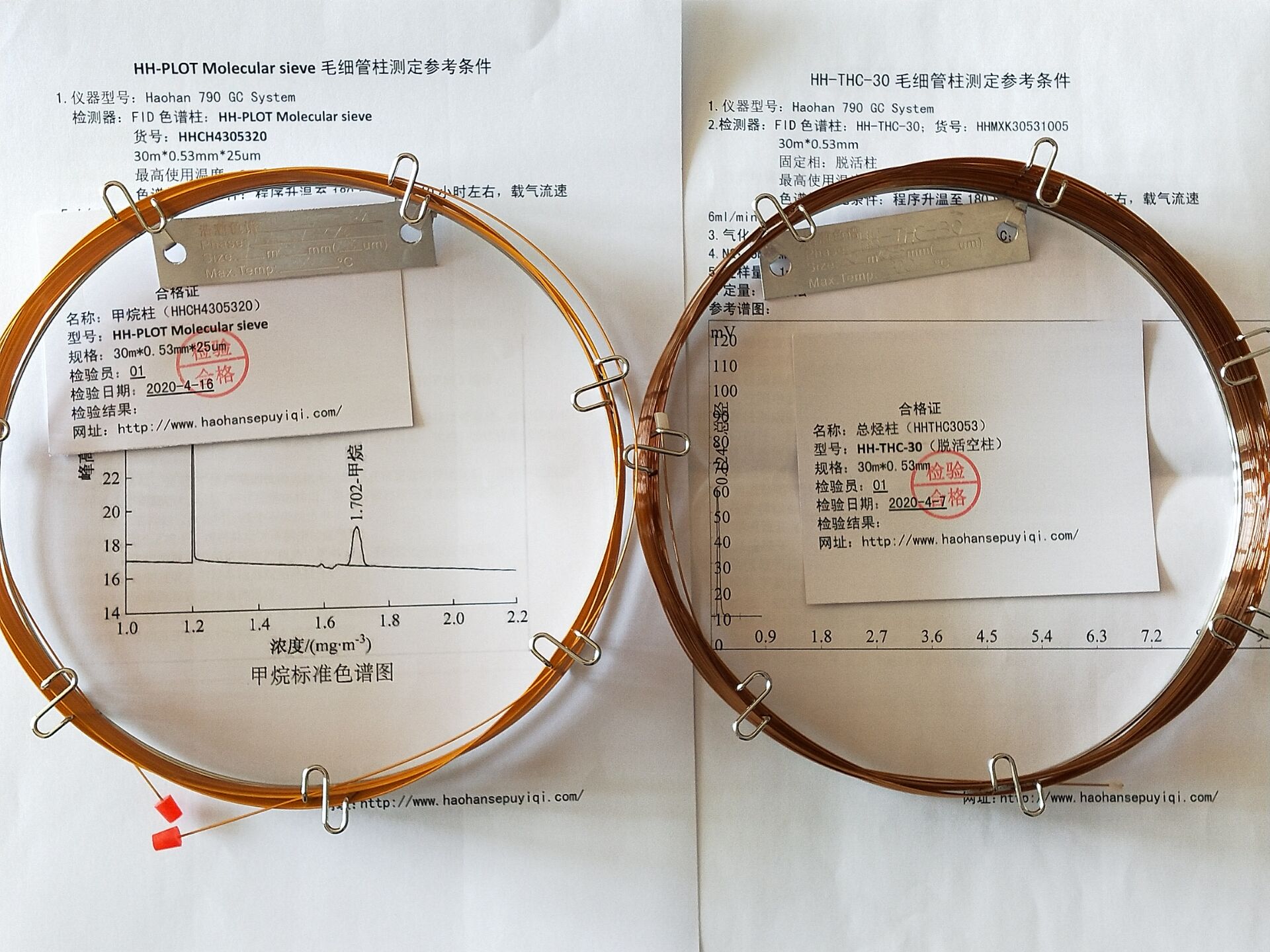 5A分子篩填充柱