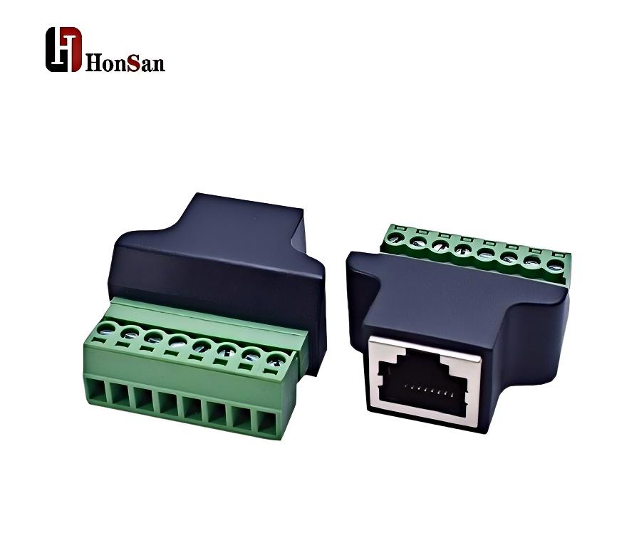 RJ45 Female to 8Pin Female Adapter3