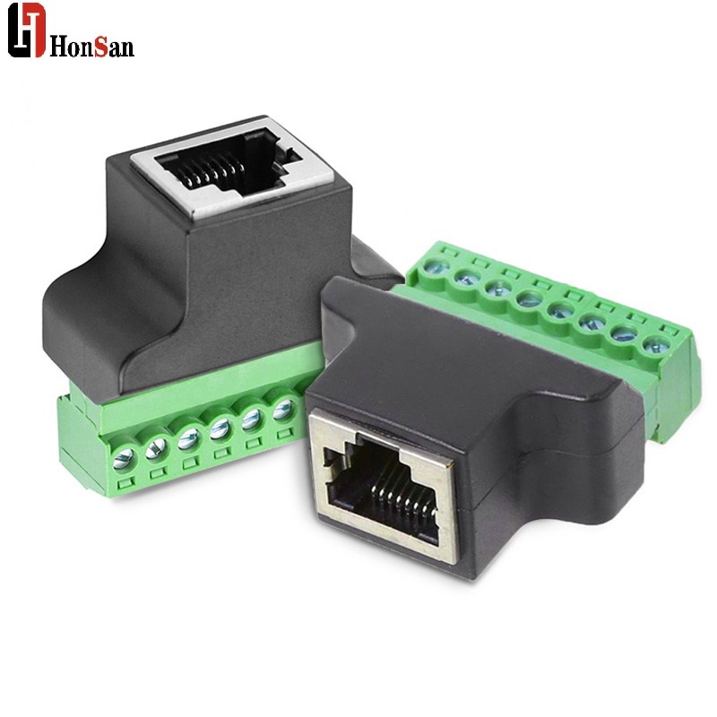 RJ45 Female to 8Pin Female Adapter5