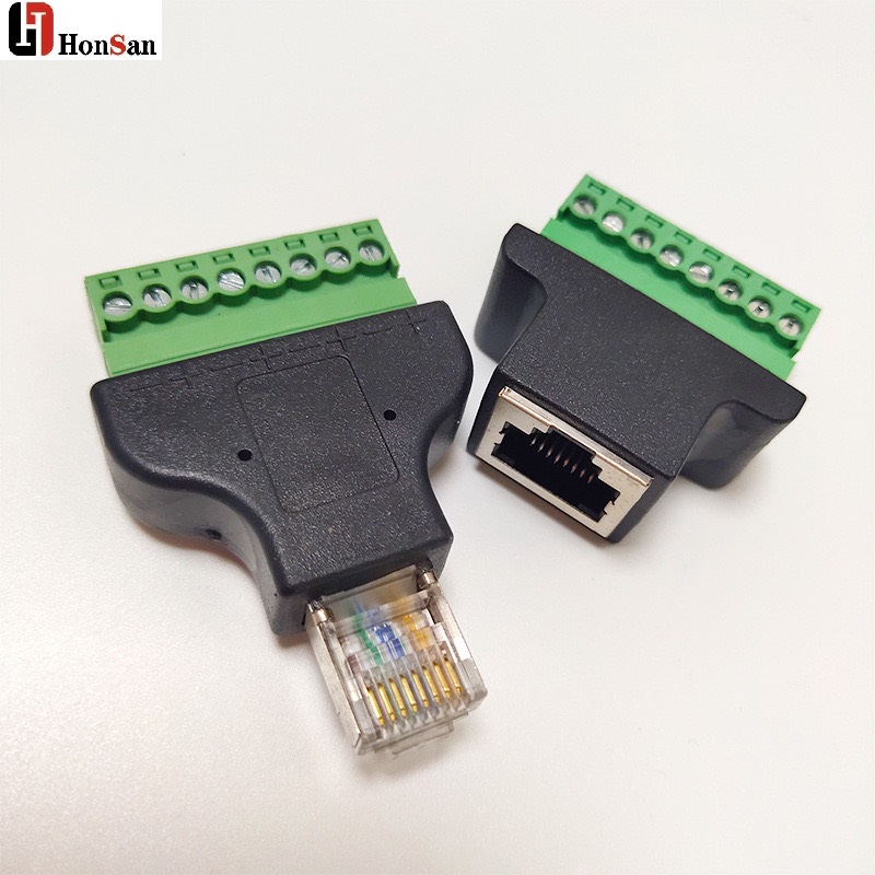 RJ45 Female to 8Pin Female Adapter7