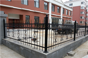 铁艺护栏欧式别墅庭院院墙围栏户外实心锻打方钢护栏栏杆铁栅栏