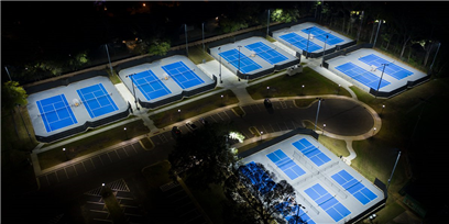 美国达芙妮体育中心 & W.O. Lott公园网球场项目
