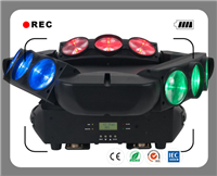 New Hot Selling DJ Stage Device 9 Eyes12W RGBW Spider LED Moving Head Beam Light