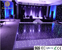 LED黑白星星地板砖 便携式地砖 婚庆舞池地板 星空地砖舞台派对