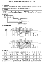 活塞用直角组合密封TB1-IIA